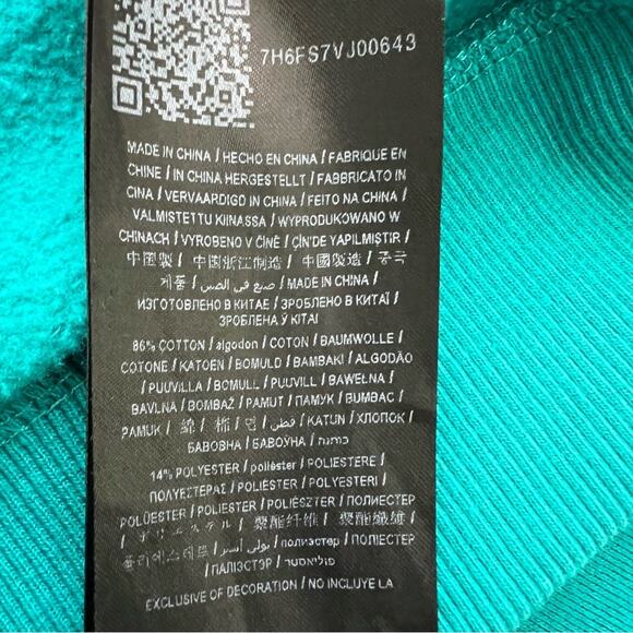 Guess Retro Vintage Y2K Roy Blocked Pullover Sweatshirt Size Medium - Picture 12 of 13